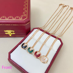 Double-sided mother-of-pearl necklace