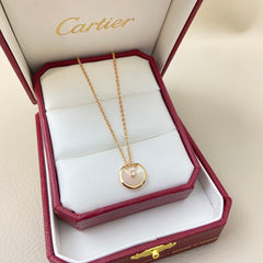 Double-sided mother-of-pearl necklace