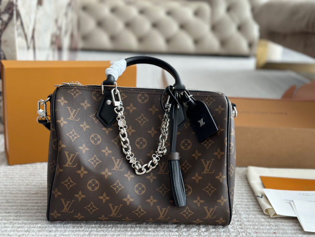 Vintage Trendy Leather Pillow Bag
