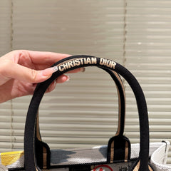 Elegant Jacquard Tote Bag