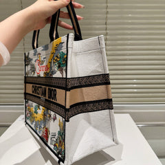 Elegant Jacquard Tote Bag