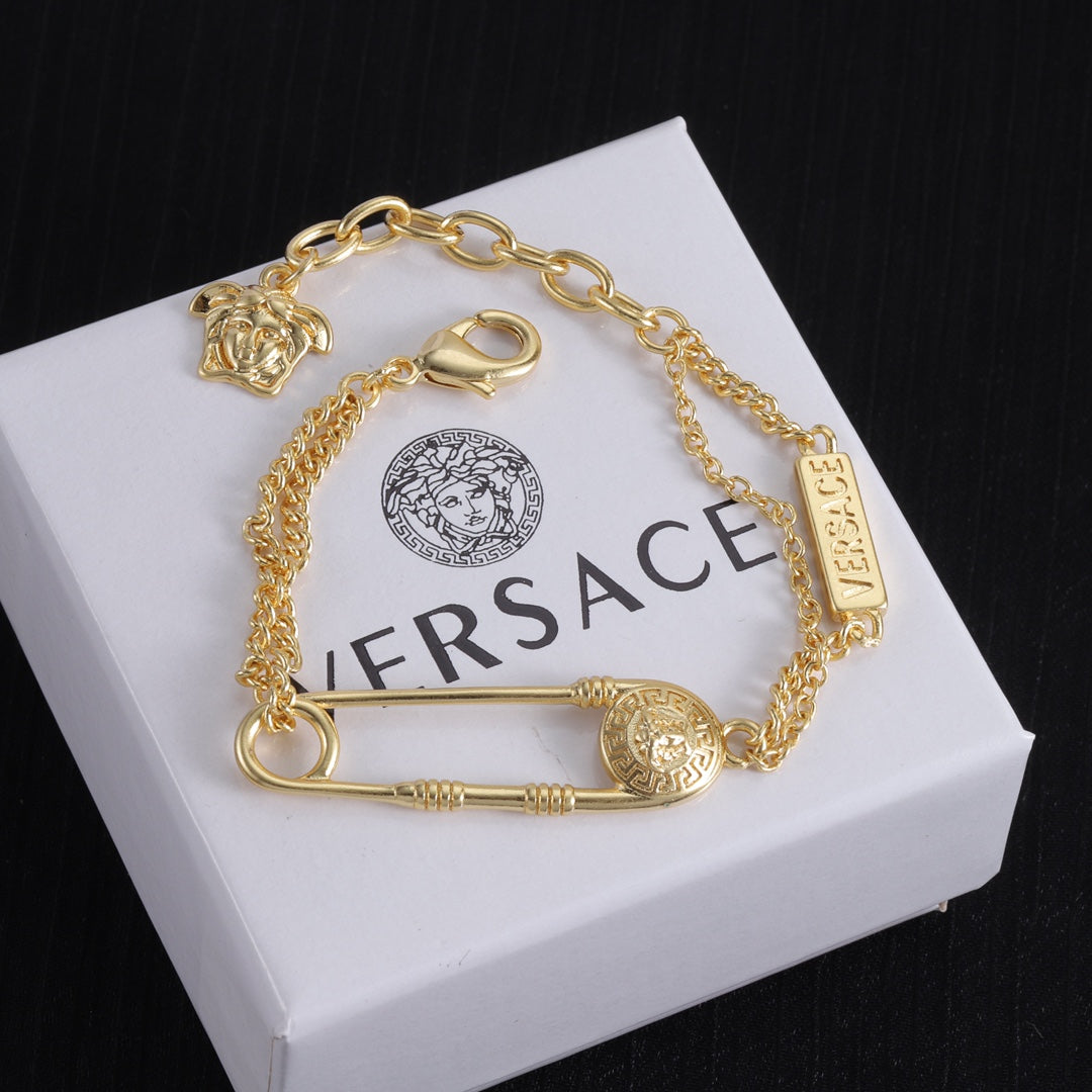 Vintage Pin Bracelet and Necklace Set
