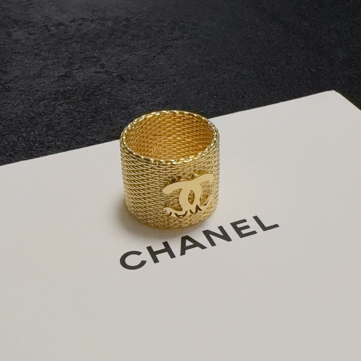 Vintage Braided Wide Ring