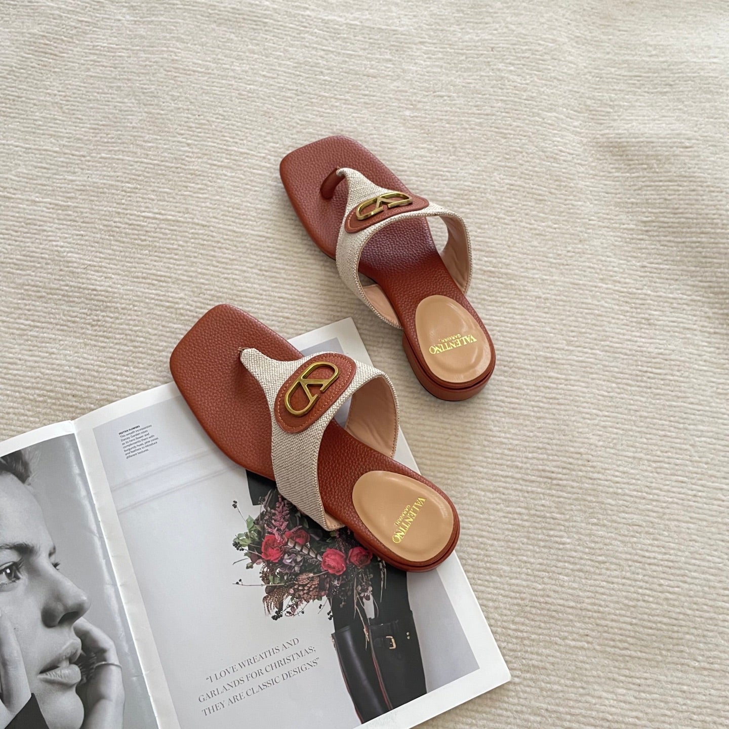 Classic Buckle Flip Flops