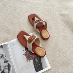 Classic Buckle Flip Flops