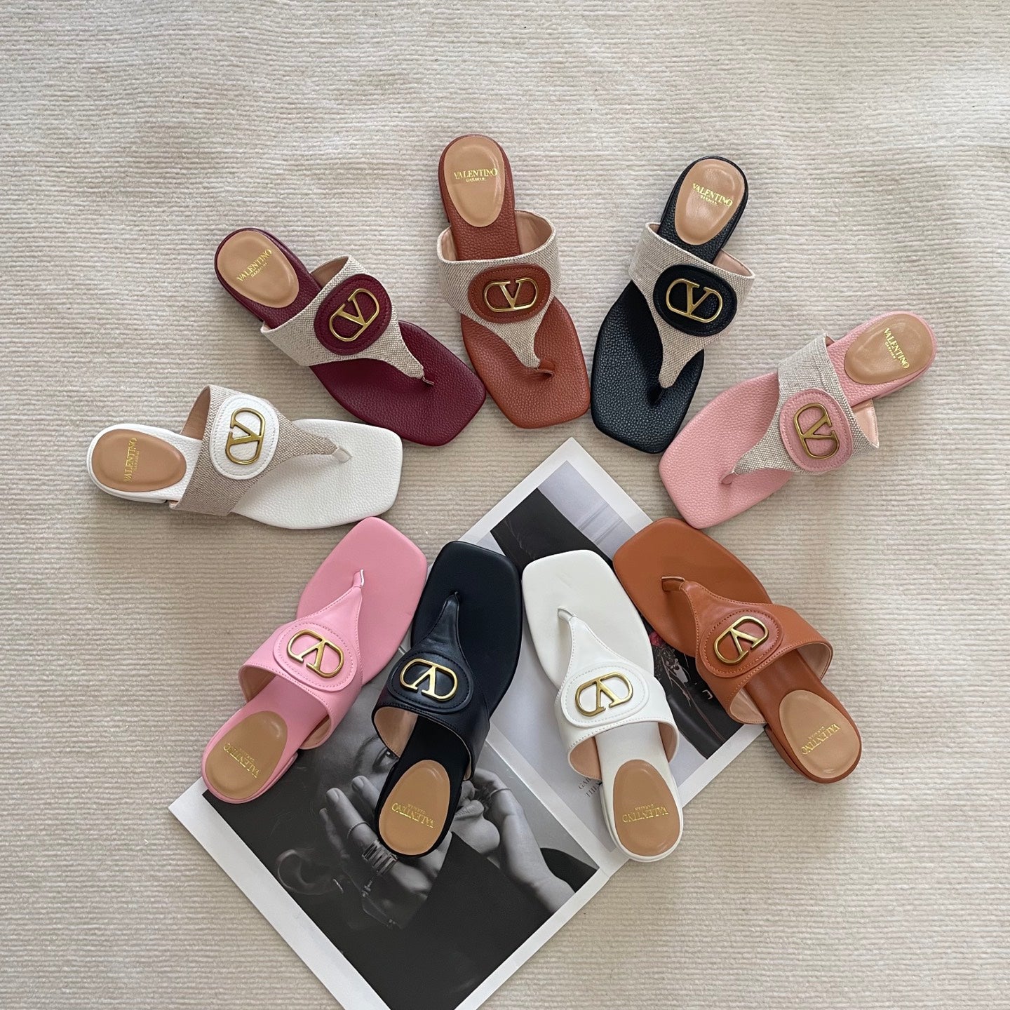 Classic Buckle Flip Flops