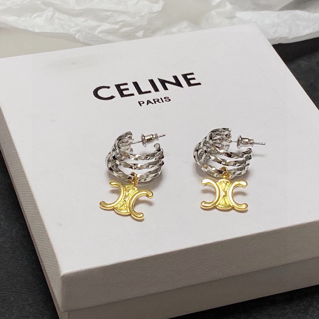 Sparkling Monogram Earrings