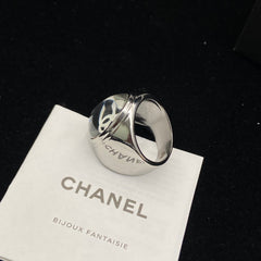 Personalized Mirror Enamel Ring