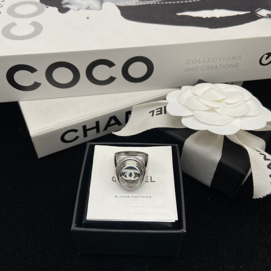 Personalized Mirror Enamel Ring