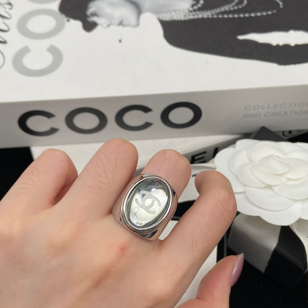 Personalized Mirror Enamel Ring