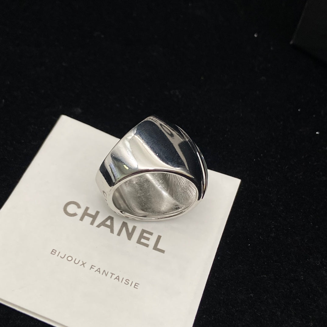 Personalized Mirror Enamel Ring