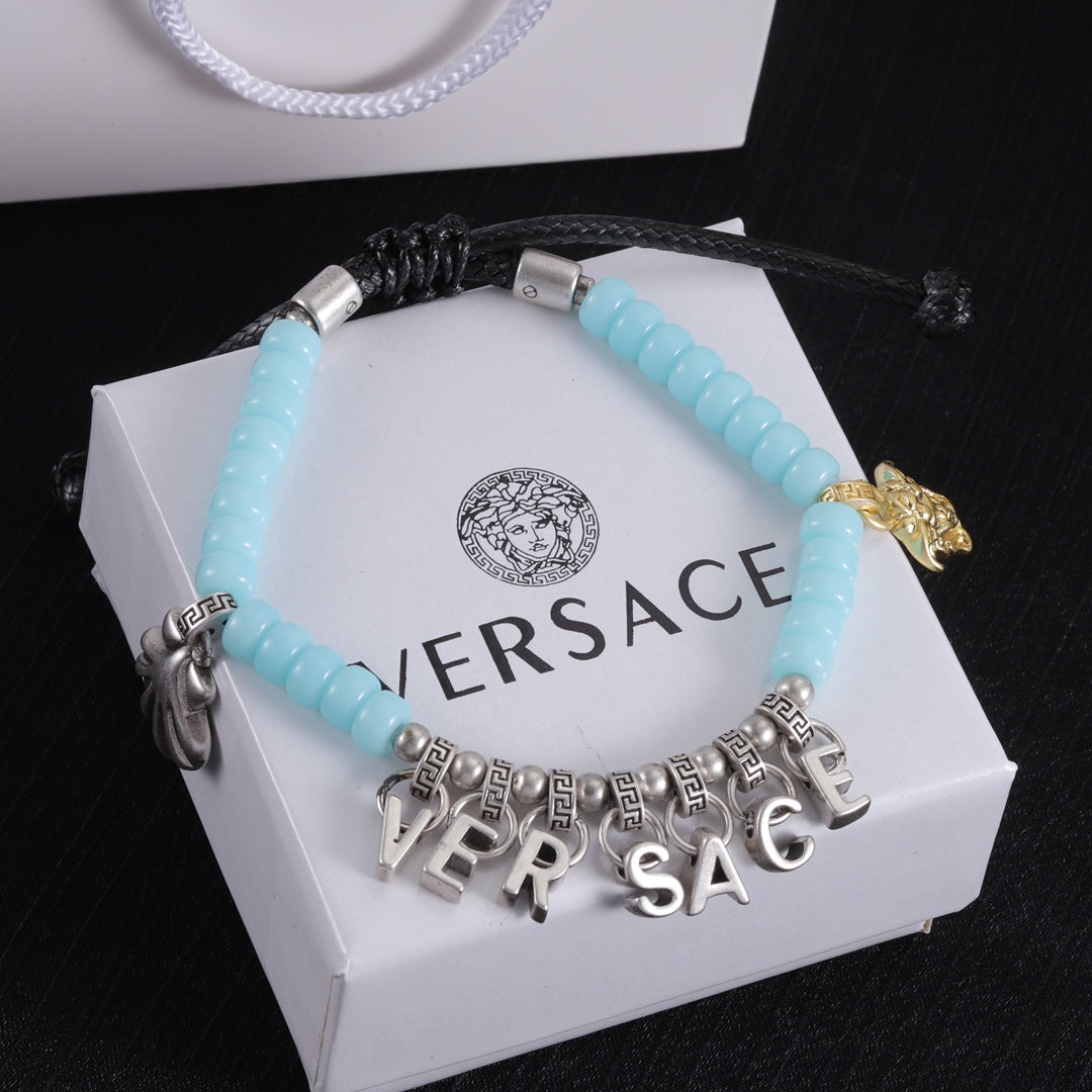 Stylish Blue Beaded Jewelry Set