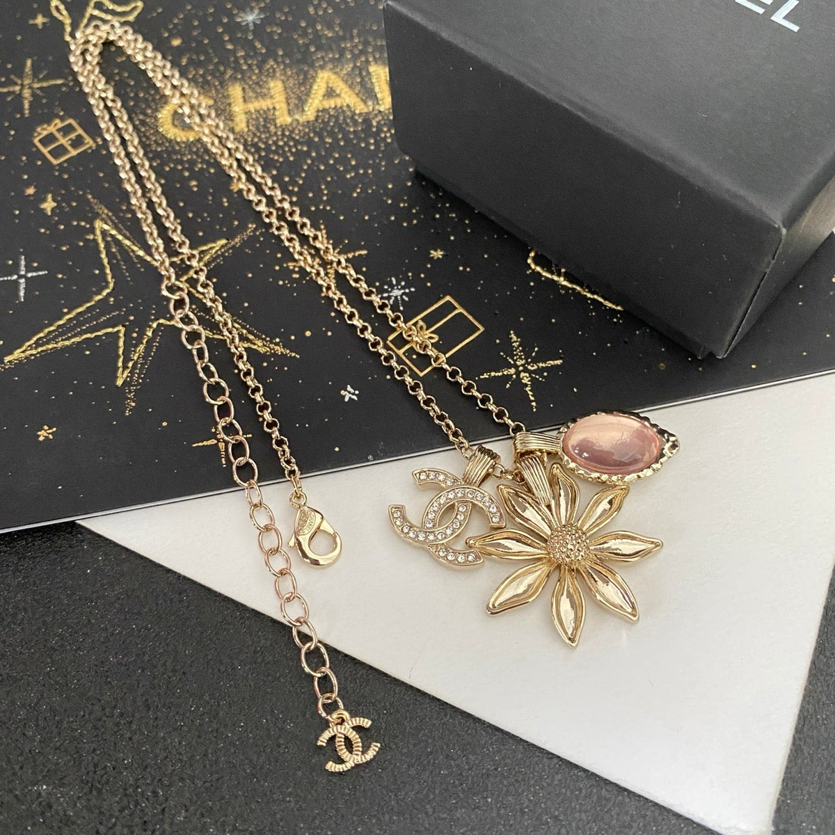 Crystal Sunflower Necklace