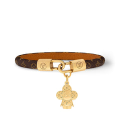 Fashion doll pendant leather bracelet