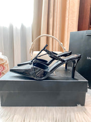 Classic Metal Buckle High Heels