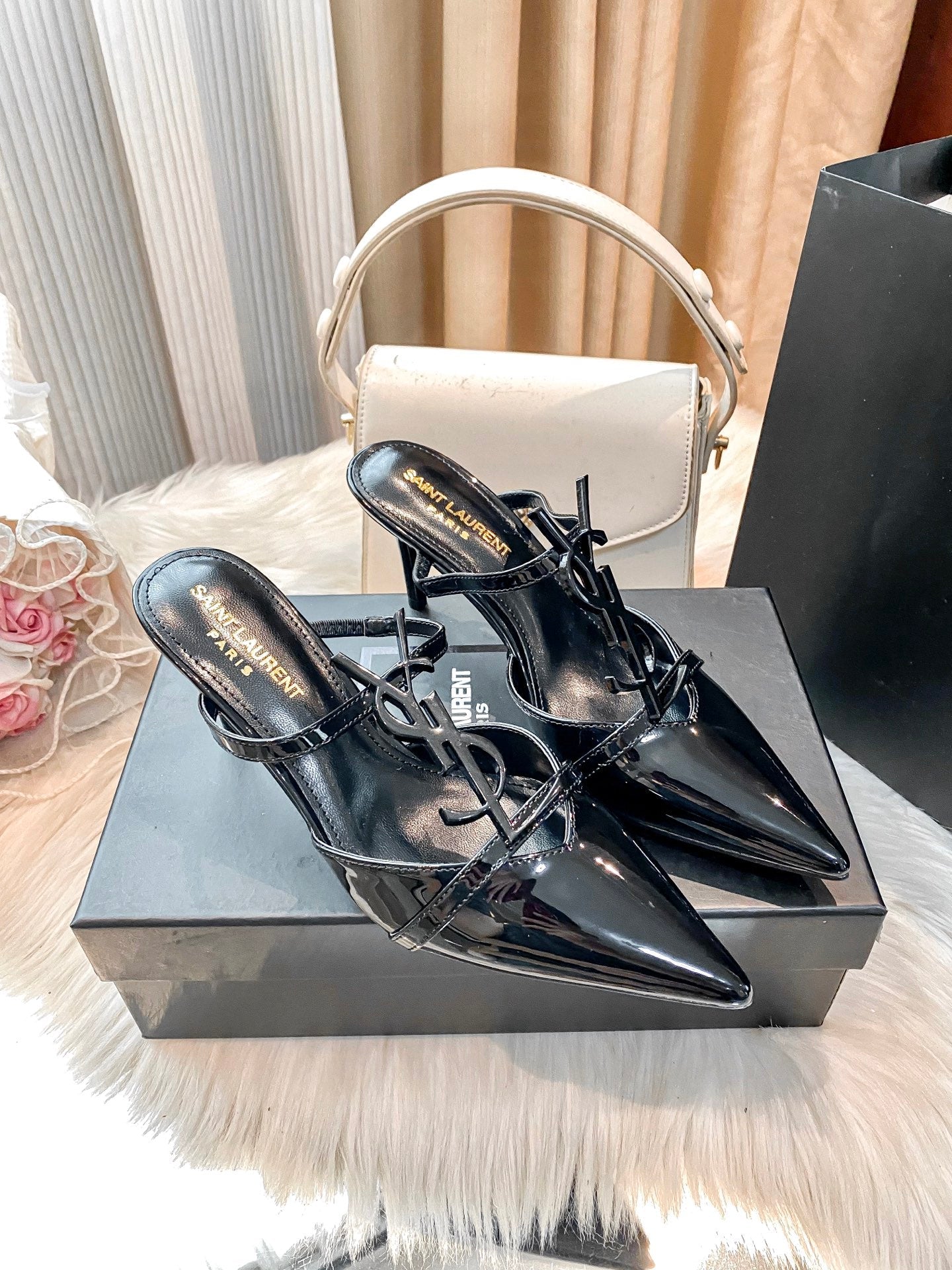 Classic Metal Buckle High Heels