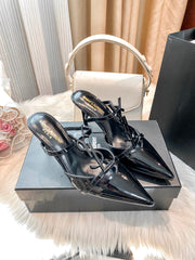 Classic Metal Buckle High Heels