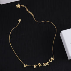 Fashionable letter pendant bracelet + necklace