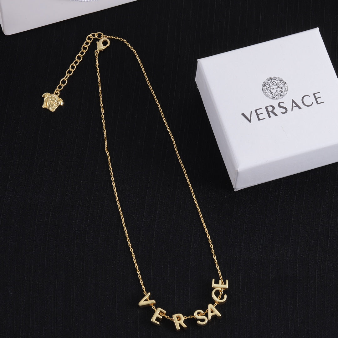 Fashionable letter pendant bracelet + necklace