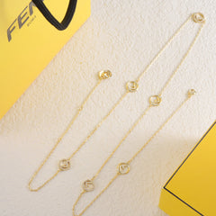 Long hoop necklace