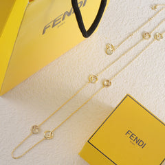 Long hoop necklace