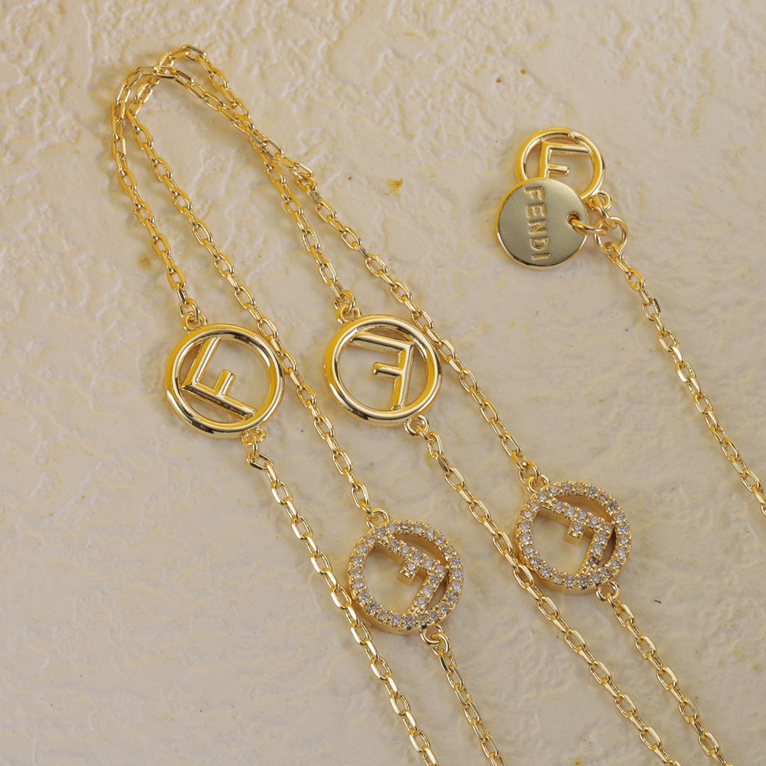 Long hoop necklace