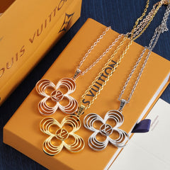 Floral Hollow Necklace