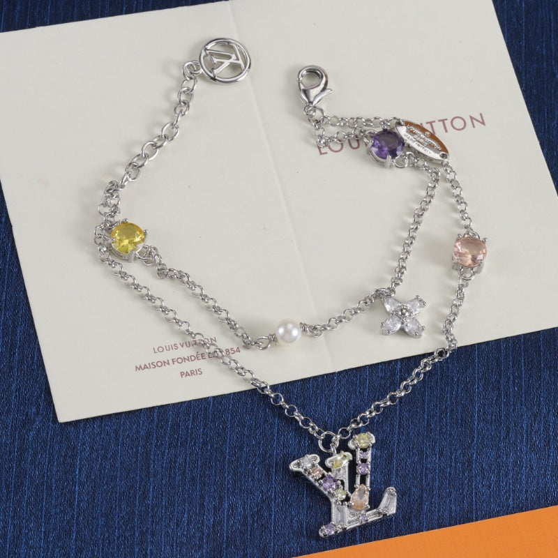Colorful Diamond Crystal Bracelet