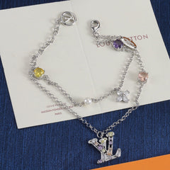 Colorful Diamond Crystal Bracelet