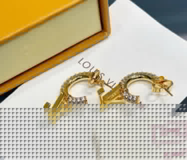 Diamond Pendant Half Hoop Earrings