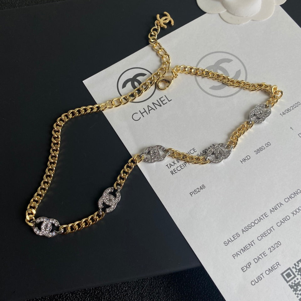 Diamond stylish elegant bracelet necklace