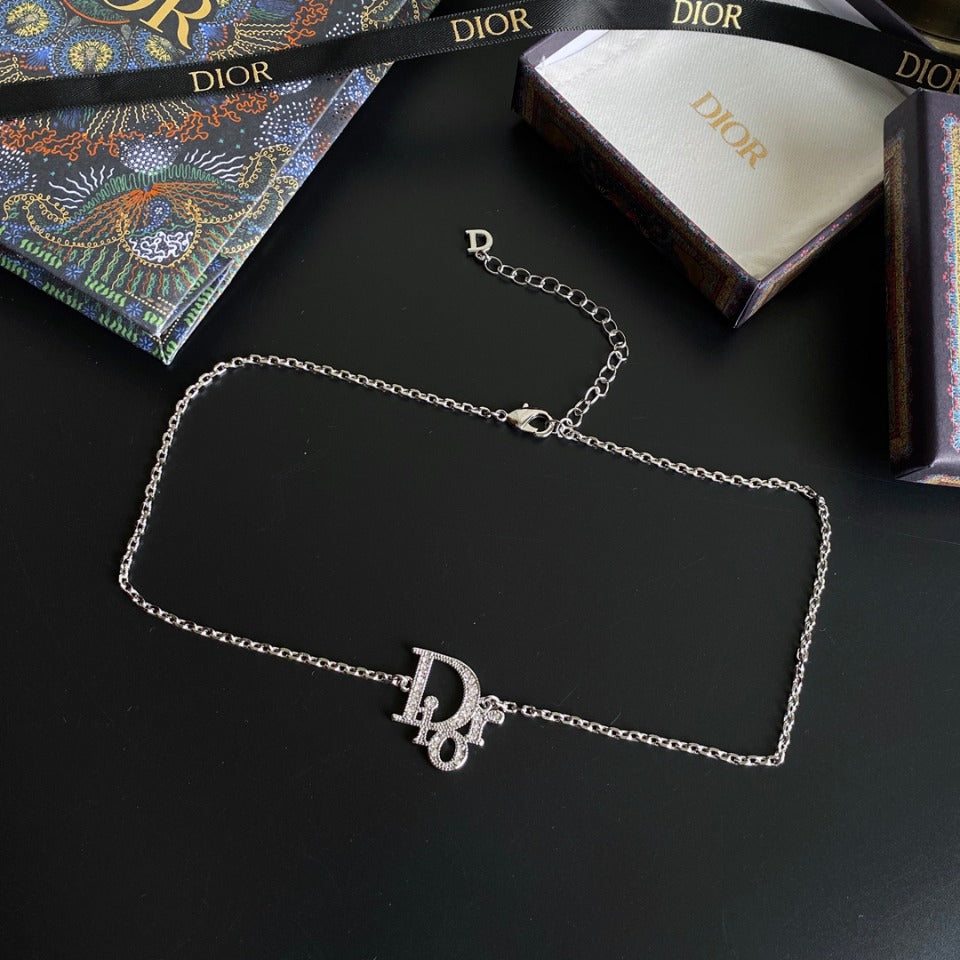 Diamond Letter Necklace
