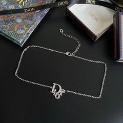 Diamond Letter Necklace