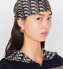 Classic Letter Pearl Earrings