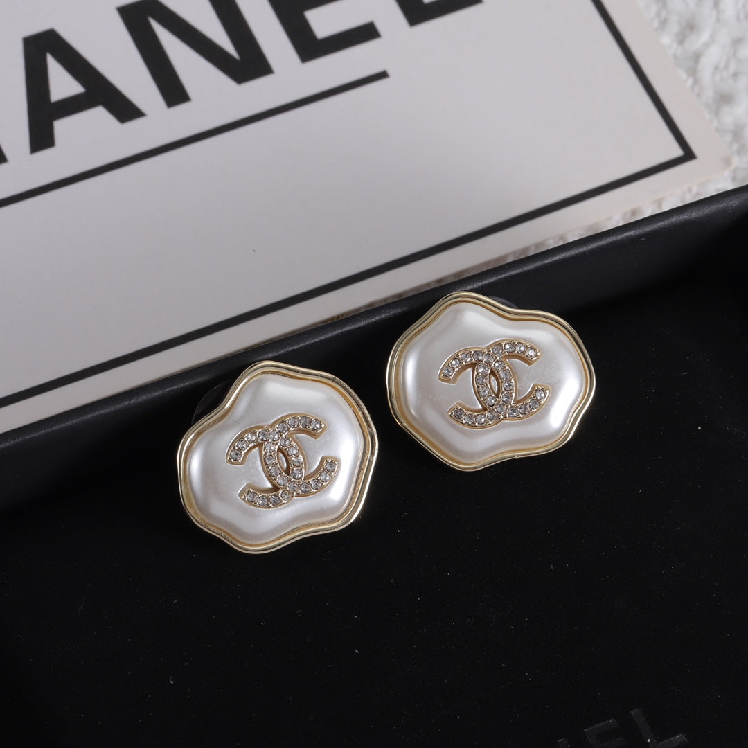 Temperamental Irregular Pearl Earrings