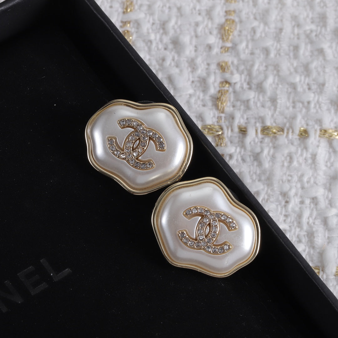 Temperamental Irregular Pearl Earrings