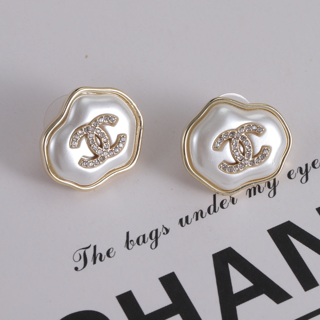 Temperamental Irregular Pearl Earrings