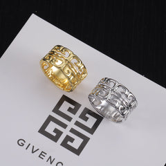 Trendy Hollow Monogram Ring