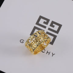 Trendy Hollow Monogram Ring