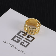 Trendy Hollow Monogram Ring