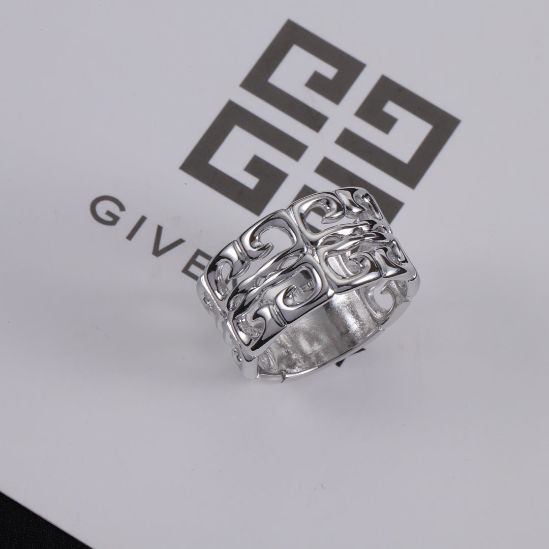 Trendy Hollow Monogram Ring