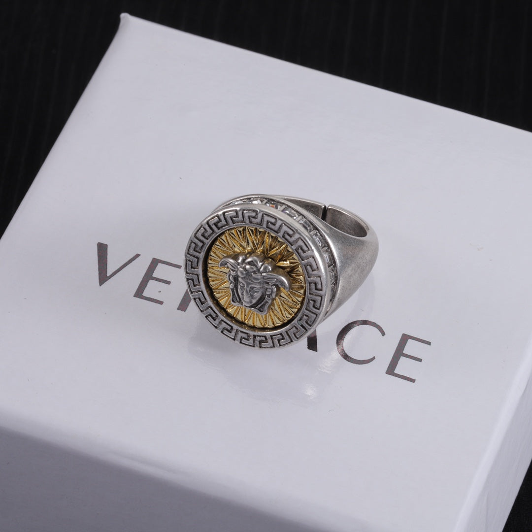 Retro Avatar Open Ring