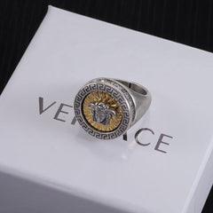 Retro Avatar Open Ring