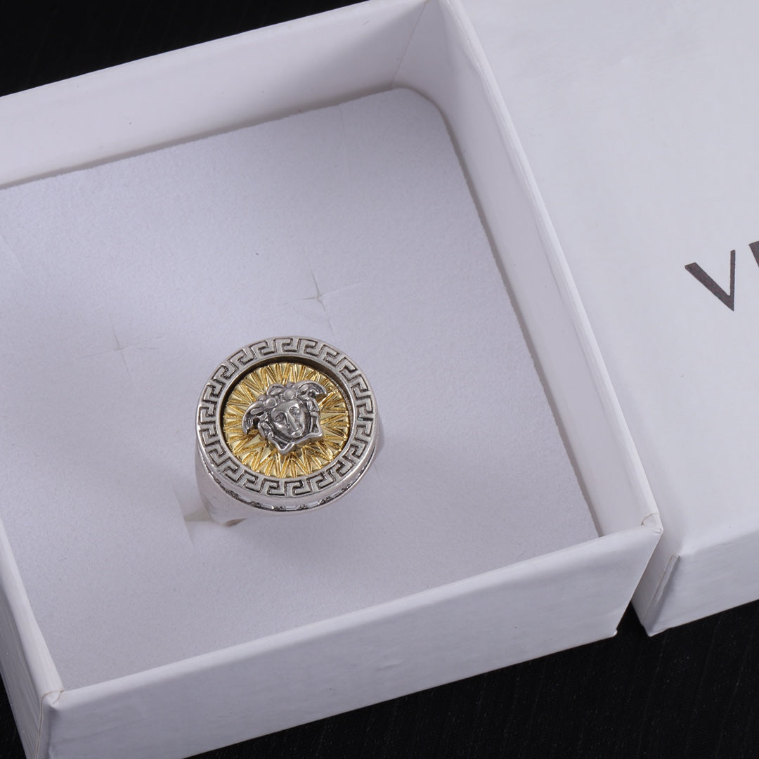 Retro Avatar Open Ring