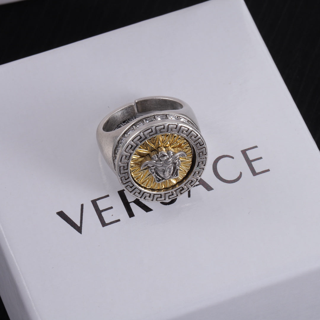 Retro Avatar Open Ring