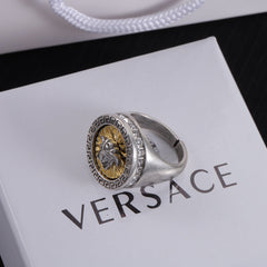 Retro Avatar Open Ring