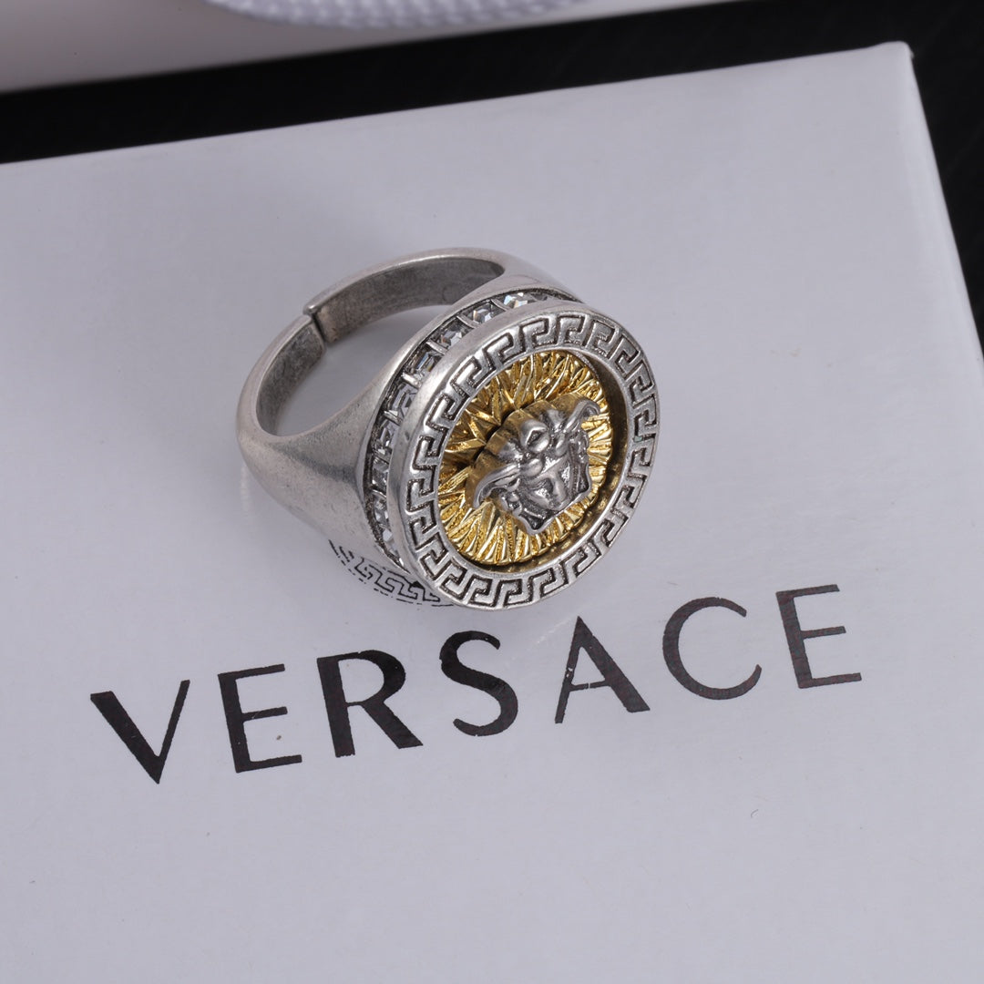 Retro Avatar Open Ring