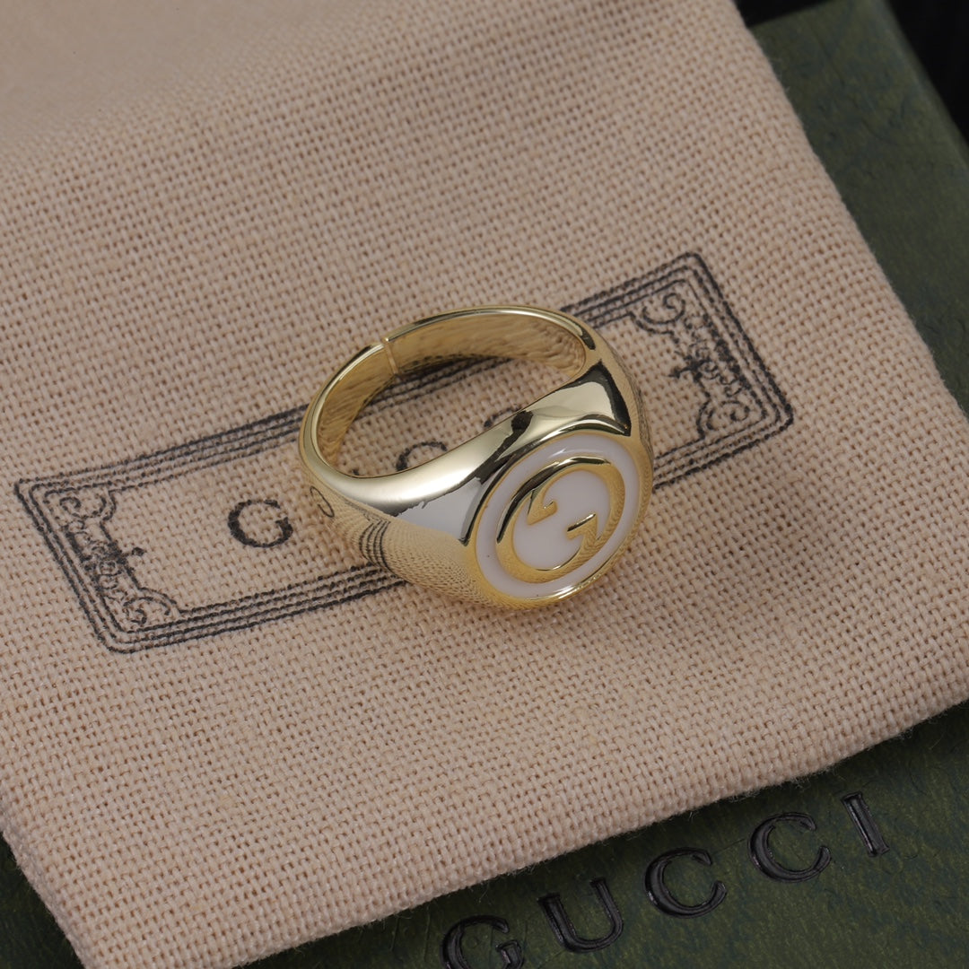 Fashionable Enamel Open Ring