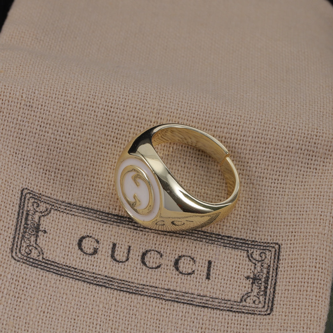 Fashionable Enamel Open Ring