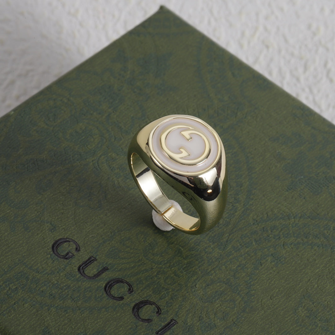 Fashionable Enamel Open Ring